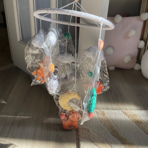 New baby mobile with outdoor mountain animals clouds trees nature infant - Picture 14 of 14